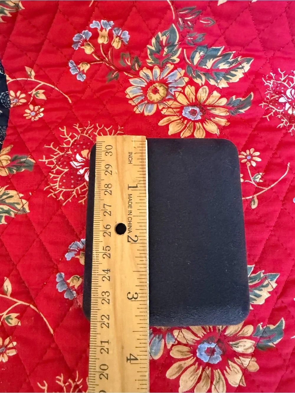 Tiffany & Co. Black Velour Clamshell Jewelry Box